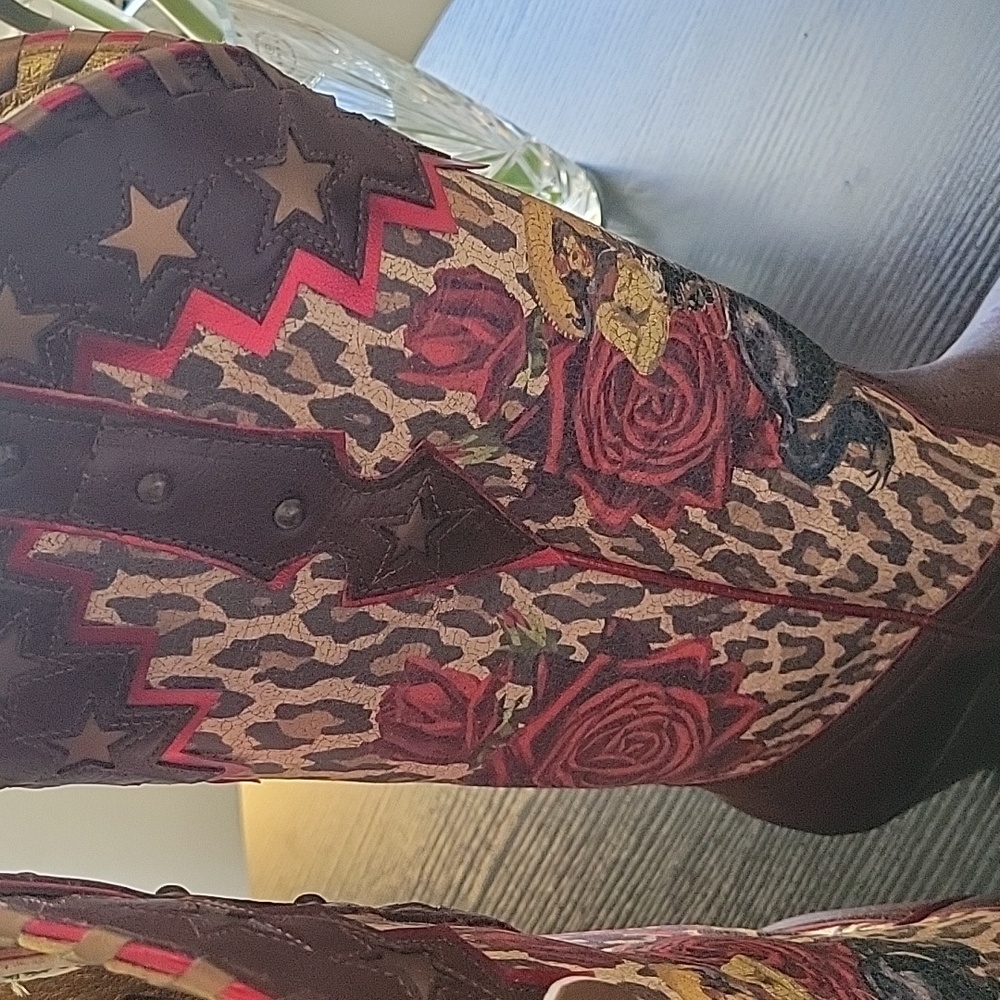 Ariat X Rodeo Quincy Women's Rodeo Western Boots - Snip Toe - Picture 8 of 9